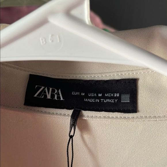 Zara Cream Dress 9878/072/721 - Picture 4 of 5